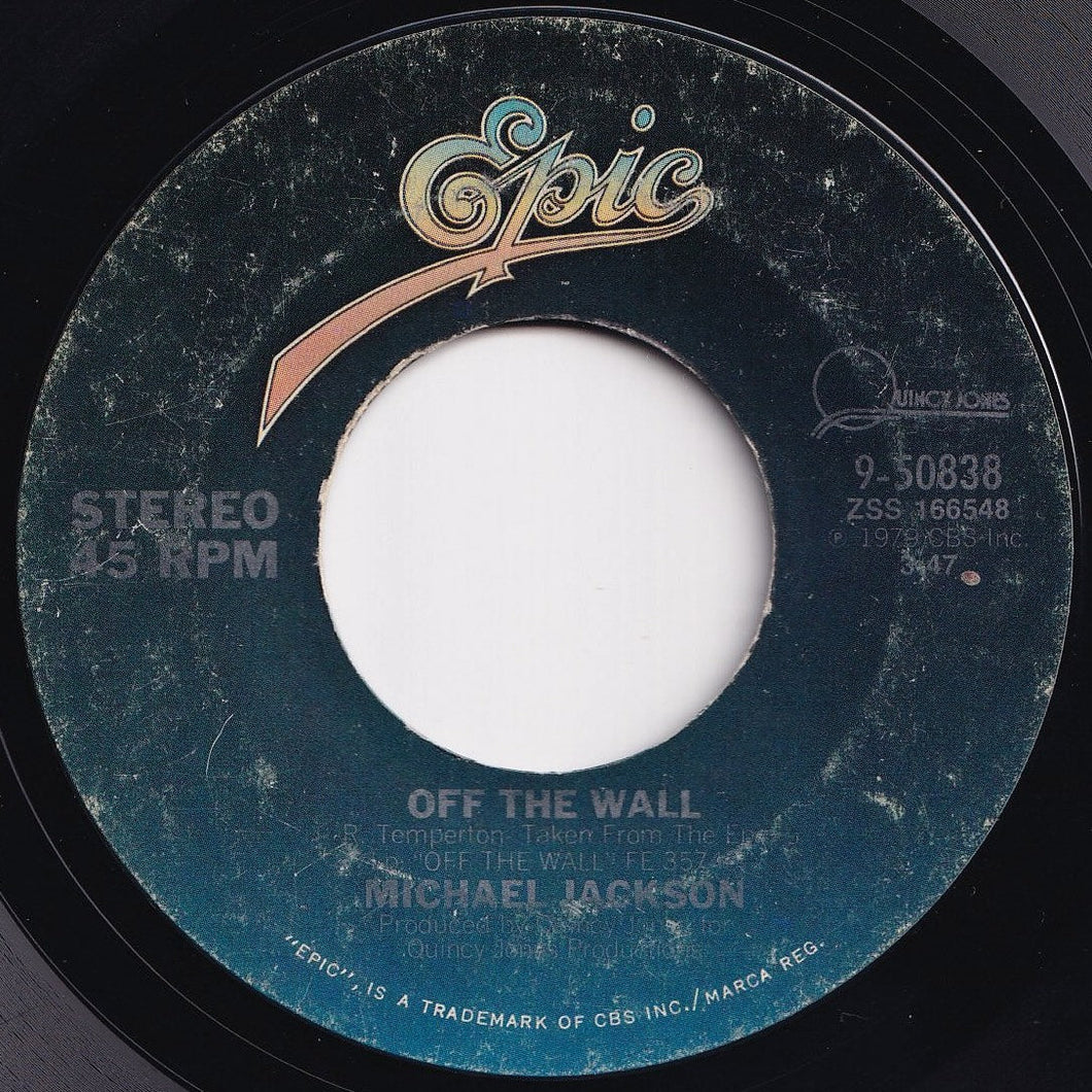 Michael Jackson - Off The Wall / Get On The Floor (7 inch Record / Used)