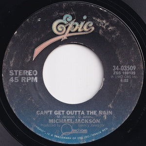 Michael Jackson - Billie Jean / Can't Get Outta The Rain (7 inch Record / Used)