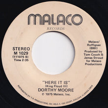 画像をギャラリービューアに読み込む, Dorothy Moore - Misty Blue / Here It Is (7 inch Record / Used)
