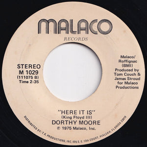 Dorothy Moore - Misty Blue / Here It Is (7 inch Record / Used)