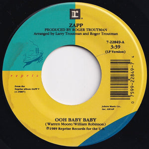 Zapp - Ooh Baby Baby (LP Version) / (Instrumental) (7 inch Record / Used)