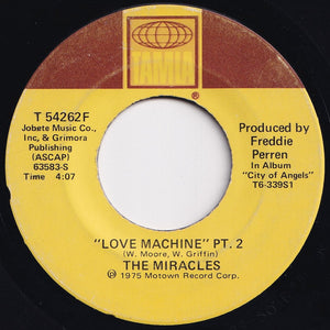 Miracles - Love Machine (Part 1) / (Part 2) (7 inch Record / Used)