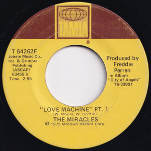 Miracles - Love Machine (Part 1) / (Part 2) (7 inch Record / Used)