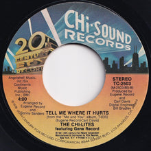 Load image into Gallery viewer, Chi-Lites, Gene Record - Me And You / Tell Me Were It Hurts (7 inch Record / Used)
