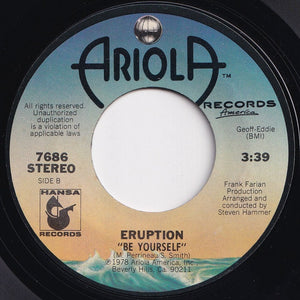 Eruption - I Can't Stand The Rain / Be Yourself (7 inch Record / Used)