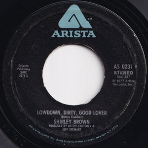 Shirley Brown - Blessed Is The Woman (With A Man Like Mine) / Lowdown, Dirty, Good Lover (7 inch Record / Used)