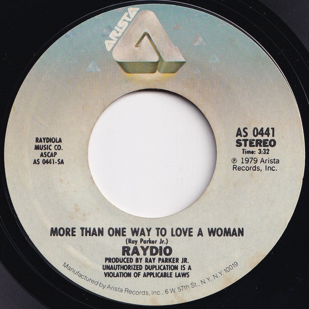 Raydio - More Than One Way To Love A Woman / Hot Stuff (7 inch Record / Used)