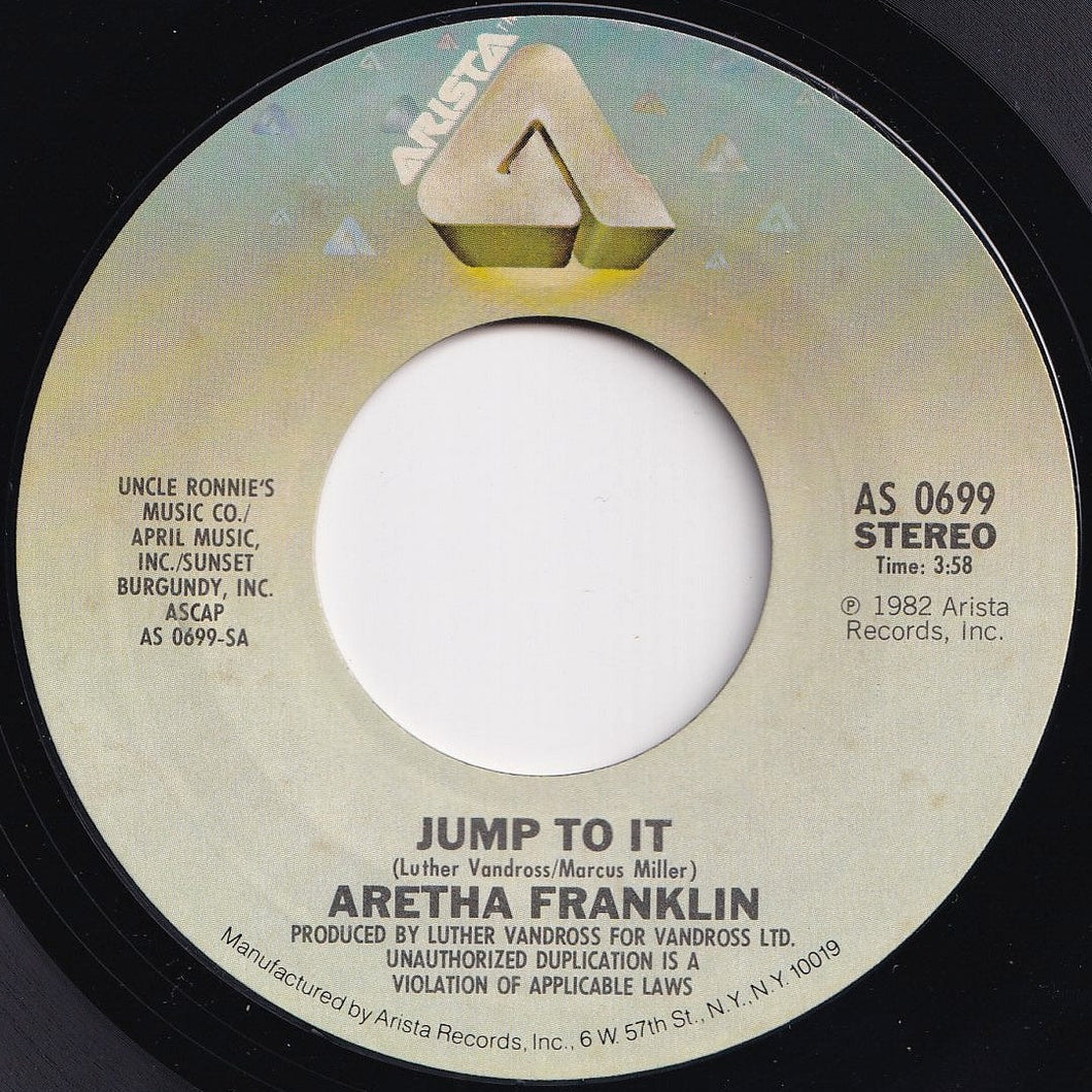 Aretha Franklin - Jump To It / Just My Daydream (7 inch Record / Used)