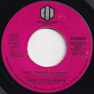 Tyrone (Tystick) Brunson - Sticky Situation / (Instrumental) (7 inch Record / Used)