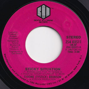 Tyrone (Tystick) Brunson - Sticky Situation / (Instrumental) (7 inch Record / Used)