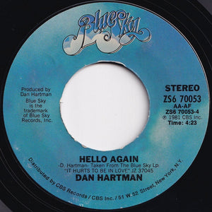 Dan Hartman - Heaven In Your Arms / Hello Again (7 inch Record / Used)