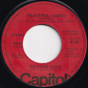 Natalie Cole - Party Lights / Peaceful Living (7 inch Record / Used)