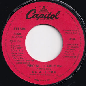 Natalie Cole - Stand By / Who Will Carry On (7 inch Record / Used)