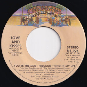 Love And Kisses - Thank God It's Friday / You're The Most Precious Thing In My Life (7 inch Record / Used)