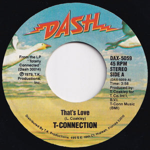 T-Connection - That's Love / Born To Boogie (7 inch Record / Used)