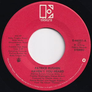 Patrice Rushen - Haven't You Heard / Keepin' Faith In Love (7 inch Record / Used)