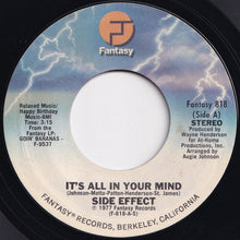 画像をギャラリービューアに読み込む, Side Effect - It&#39;s All In Your Mind / Mr. Monday (7 inch Record / Used)
