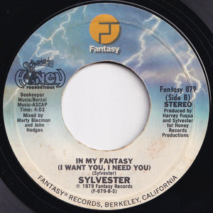 Sylvester - Can't Stop Dancing / In My Fantasy (I Want You, I Need You) (7 inch Record / Used)