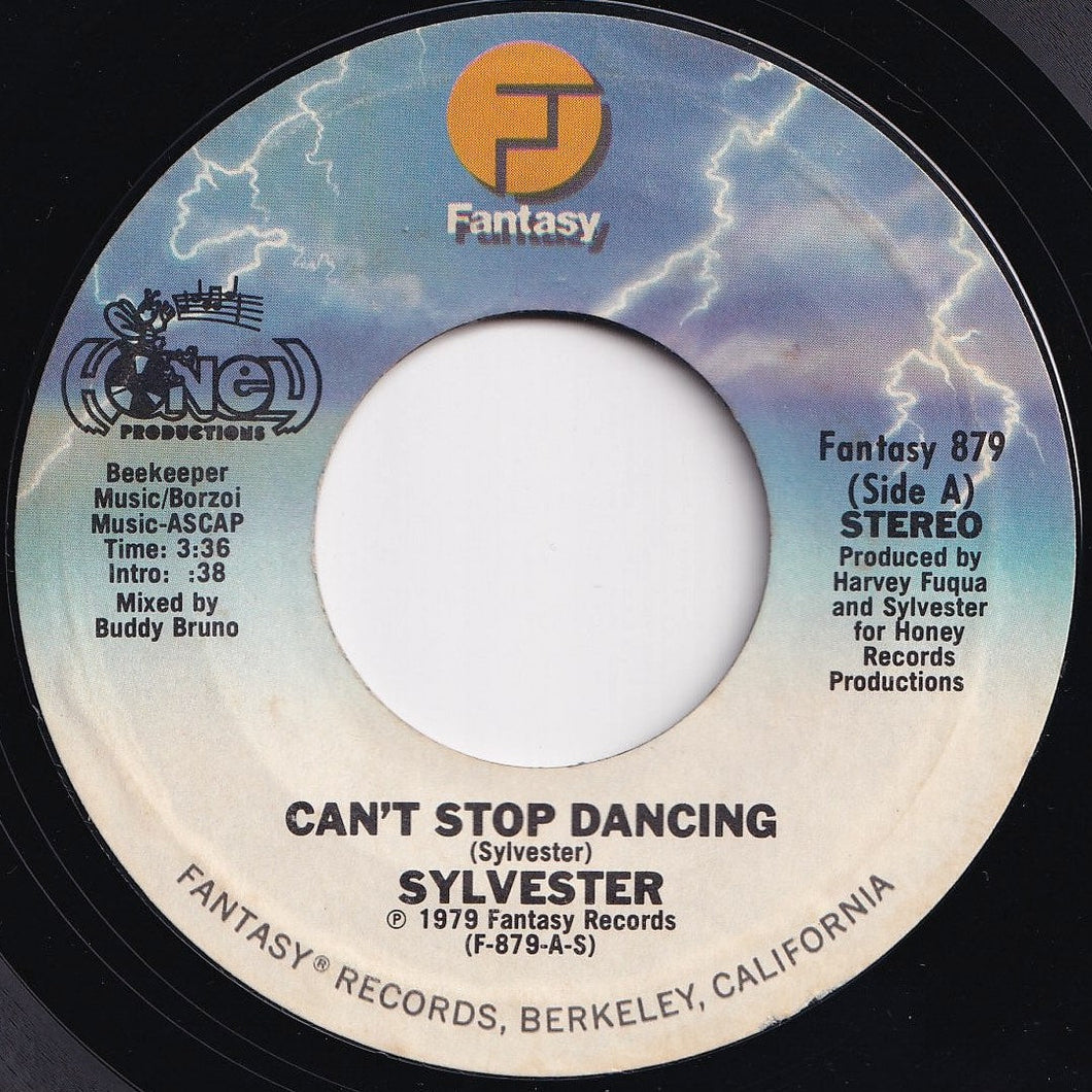 Sylvester - Can't Stop Dancing / In My Fantasy (I Want You, I Need You) (7 inch Record / Used)