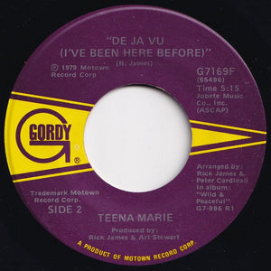 Teena Marie - I'm A Sucker For Your Love / De Ja Vu (I've Been Here Before) (7 inch Record / Used)