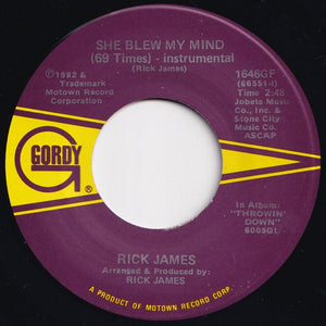 Rick James - She Blew My Mind (69 Times) / (Instrumental) (7 inch Record / Used)