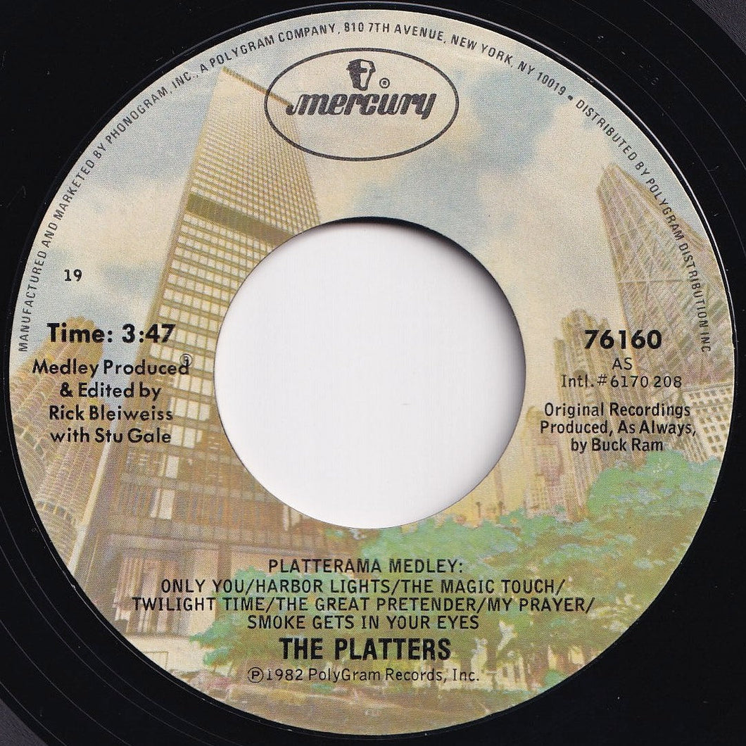 Platters - Platterama Medley / Red Sails In The Sunset (7 inch Record / Used)