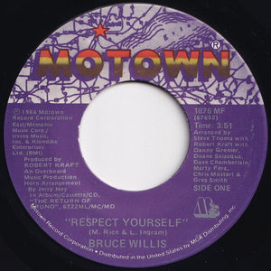 Bruce Willis - Respect Yourself / Fun Time (7 inch Record / Used)