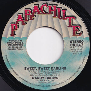 Randy Brown - I Wanna Make Love To You / Sweet, Sweet Darling (7 inch Record / Used)