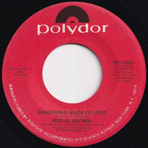 Miquel Brown - Symphony Of Love / Something Made Of Love (7 inch Record / Used)