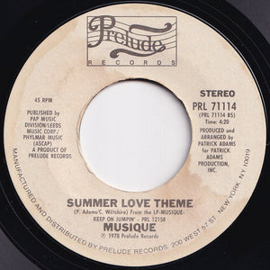 Musique - Keep On Jumpin' / Summer Love Theme (7 inch Record / Used)