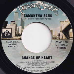 Samantha Sang - You Keep Me Dancing / Change Of Heart (7 inch Record / Used)