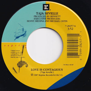 Taja Sevelle - Love Is Contagious / Mama 16 (7 inch Record / Used)