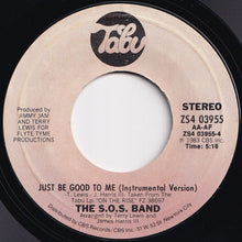 画像をギャラリービューアに読み込む, S.O.S. Band - Just Be Good To Me / (Instrumental Version) (7 inch Record / Used)
