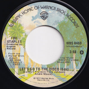 Staples - Let's Go To The Disco / See A Little Further (Than My Bed) (7 inch Record / Used)