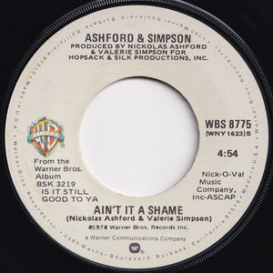 Ashford & Simpson - Flashback / Ain't It A Shame (7 inch Record / Used)