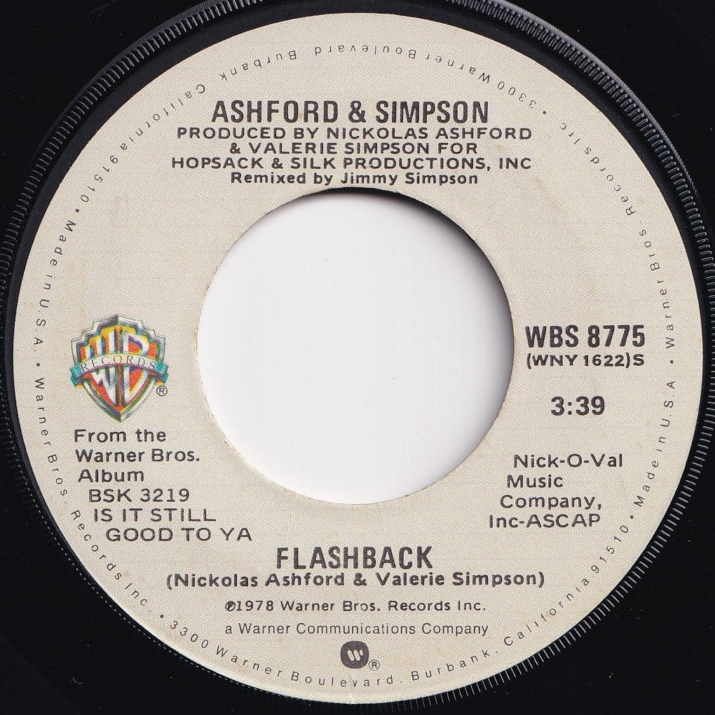 Ashford & Simpson - Flashback / Ain't It A Shame (7 inch Record / Used)