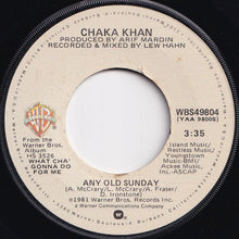 画像をギャラリービューアに読み込む, Chaka Khan - Heed The Warning / Any Old Sunday (7 inch Record / Used)
