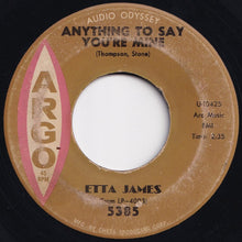 画像をギャラリービューアに読み込む, Etta James - Trust In Me / Anything To Say You&#39;re Mine (7 inch Record / Used)
