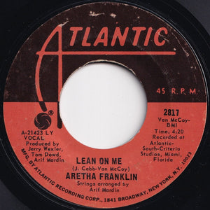 Aretha Franklin - Spanish Harlem / Lean On Me (7 inch Record / Used)