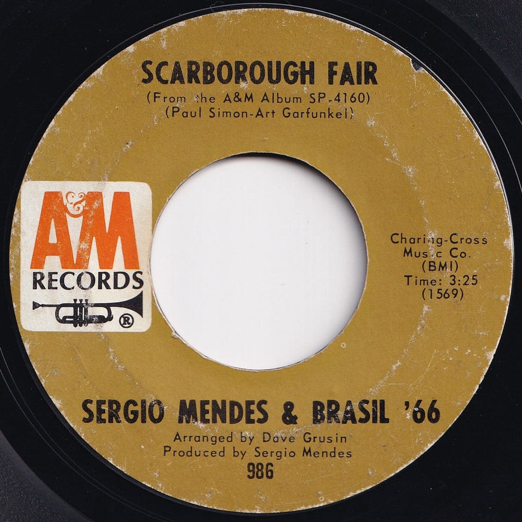 Sergio Mendes & Brasil '66 - Scarborough Fair / Canto Triste (7 inch Record / Used)