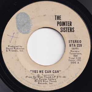 Pointer Sisters - Yes We Can Can / Jada (7 inch Record / Used)