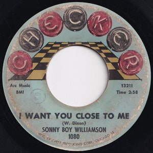 Sonny Boy Williamson - My Younger Days / I Want You Close To Me (7 inch Record / Used)