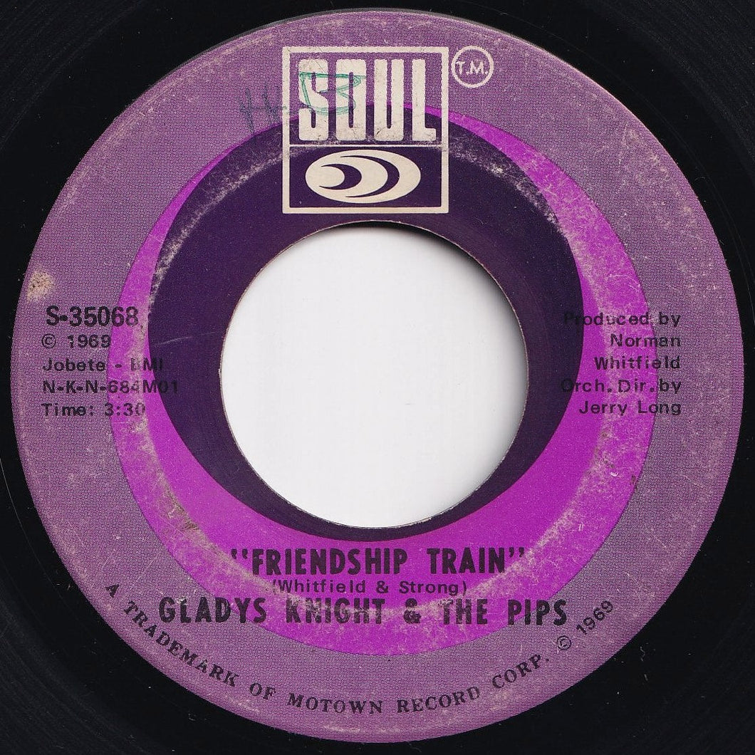 Gladys Knight & The Pips - Friendship Train / Cloud Nine (7 inch Record / Used)