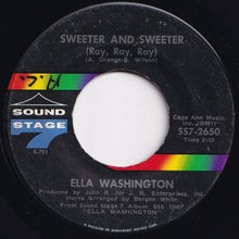 画像をギャラリービューアに読み込む, Ella Washington - Doing The Best I Can / Sweeter And Sweeter (Ray, Ray, Ray) (7 inch Record / Used)
