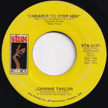 Load image into Gallery viewer, Johnnie Taylor - Cheaper To Keep Her / I Can Read Between The Lines (7 inch Record / Used)
