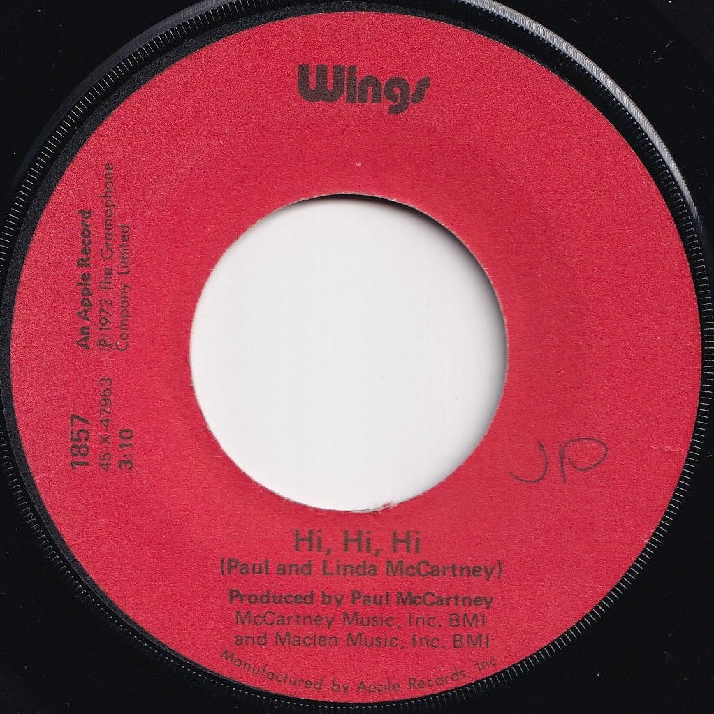 Wings - Hi, Hi, Hi / C Moon (7 inch Record / Used)