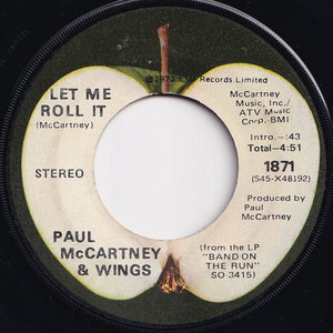 Paul McCartney & Wings - Jet / Let Me Roll It (7 inch Record / Used)