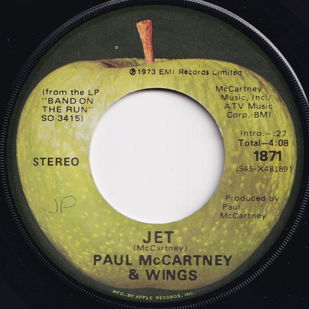 Paul McCartney & Wings - Jet / Let Me Roll It (7 inch Record / Used)