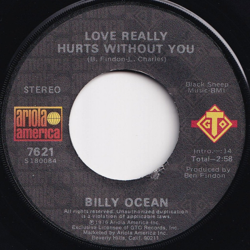 Billy Ocean - Love Really Hurts Without You / You're Running Outa Fools (7 inch Record / Used)