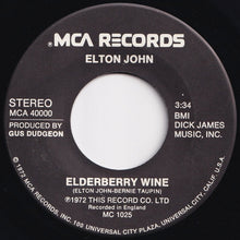 画像をギャラリービューアに読み込む, Elton John - Crocodile Rock / Elderberry Wine (7 inch Record / Used)
